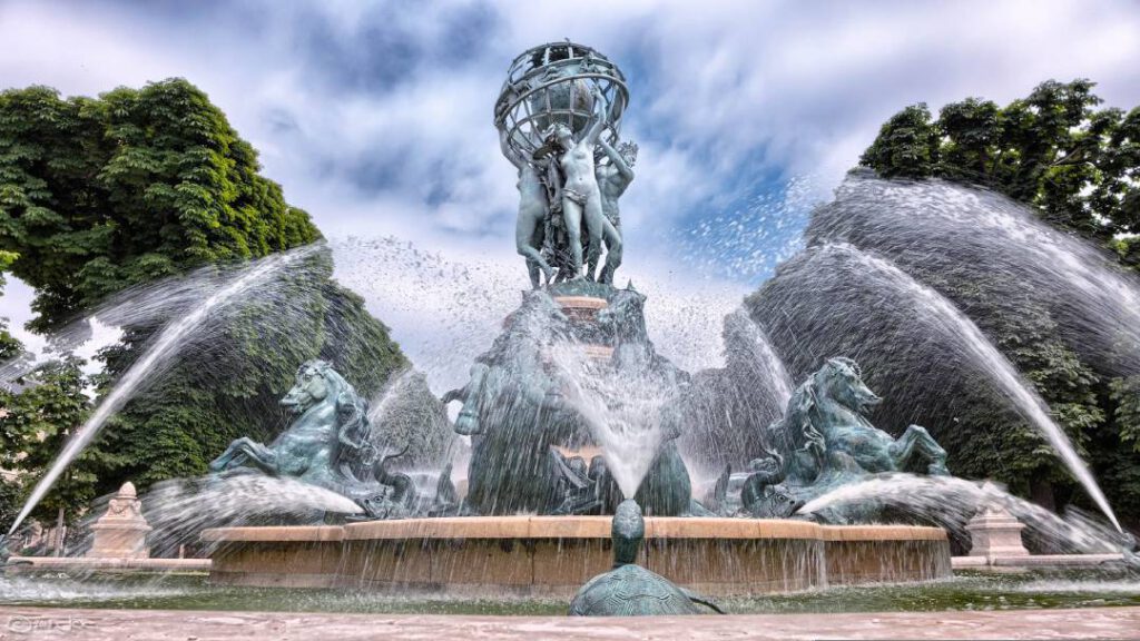 Springbrunnen in Paris